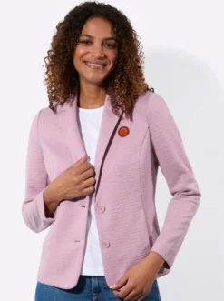 Jerseyblazer in Interlock-Qualität