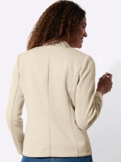 Jerseyblazer in Interlock-Qualität