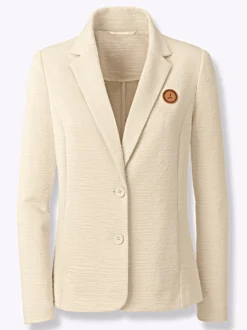 Jerseyblazer in Interlock-Qualität