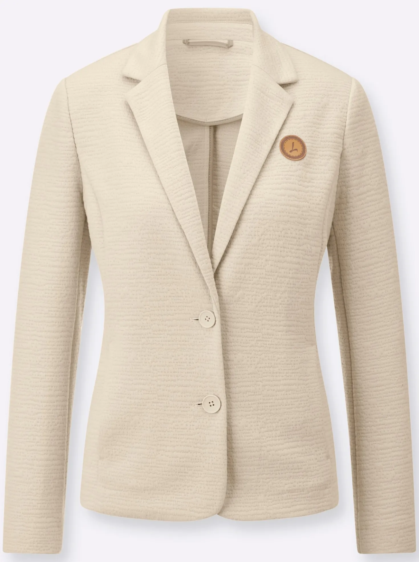 Jerseyblazer in Interlock-Qualität