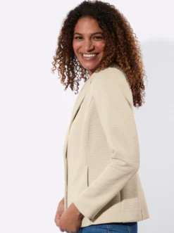 Jerseyblazer in Interlock-Qualität
