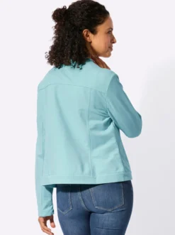 Jerseyblazer mit Fransen-Verzierung
