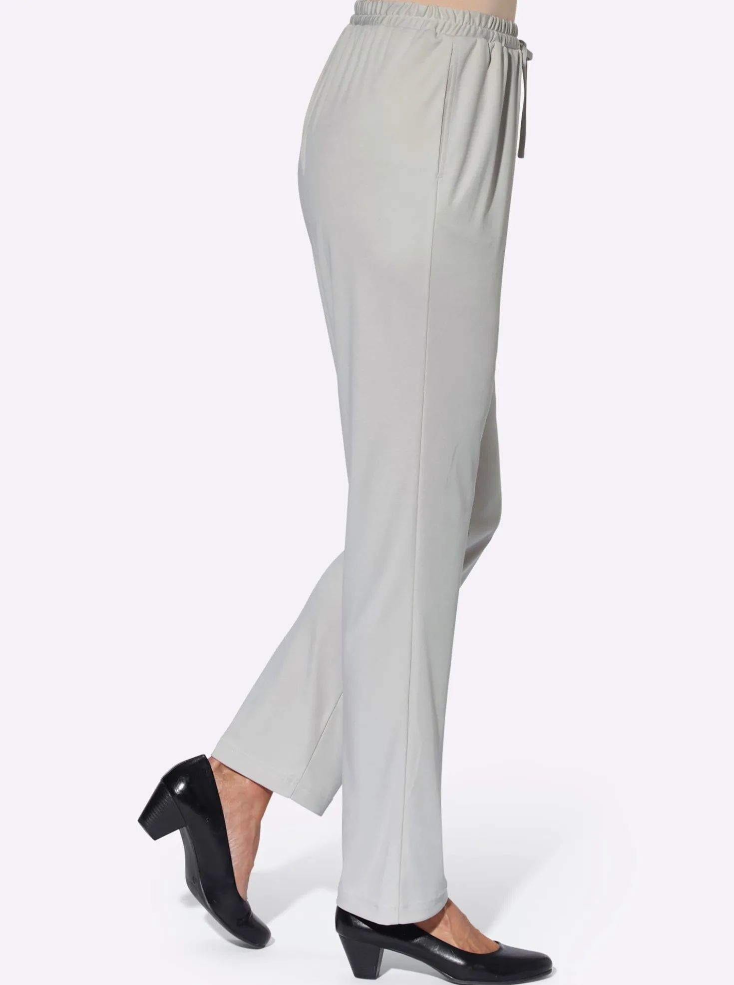 Jerseyhose mit Bindeband
