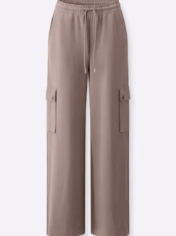 Jerseyhose mit Cargo-Taschen