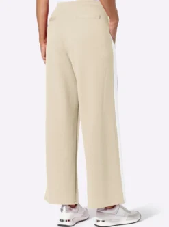Jerseyhose mit Galonstreifen
