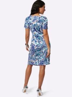 Jerseykleid mit Raffungen