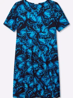 Jerseykleid mit Schmetterlingsprint