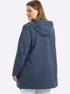 Kapuzenjacke in leichter A-Linie