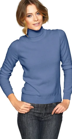 Kaschmirpullover mit Rollkragen