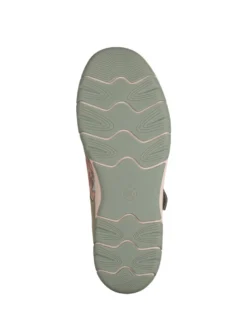 Klettschuh mit floralem Druck