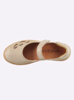 Klettschuh mit Leder-Wechselfußbett