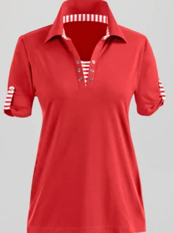 Kurzarmshirt figurnahe Form