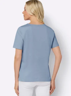 Kurzarmshirt mit Buchstaben-Druck