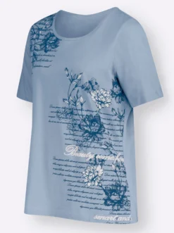 Kurzarmshirt mit Buchstaben-Druck