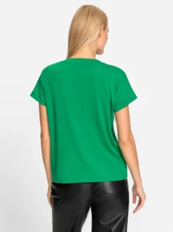 Kurzarmshirt mit Elasthan-Anteil