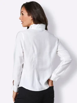 Langarm-Bluse mit Taillierung