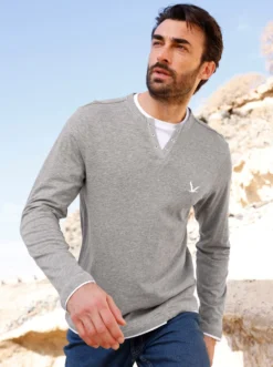 Langarmshirt im Doppelpack