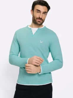 Langarmshirt im Doppelpack