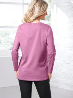 Langarmshirt in weiter Form