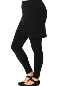 Leggings mit angesetztem Minirock