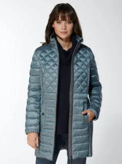 Leichtdaunenjacke im Steppmuster-Mix