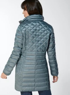 Leichtdaunenjacke im Steppmuster-Mix