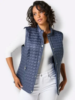 Leichtdaunenjacke mit abnehmbaren Ärmeln