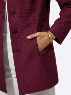 Longblazer mit Nahttaschen