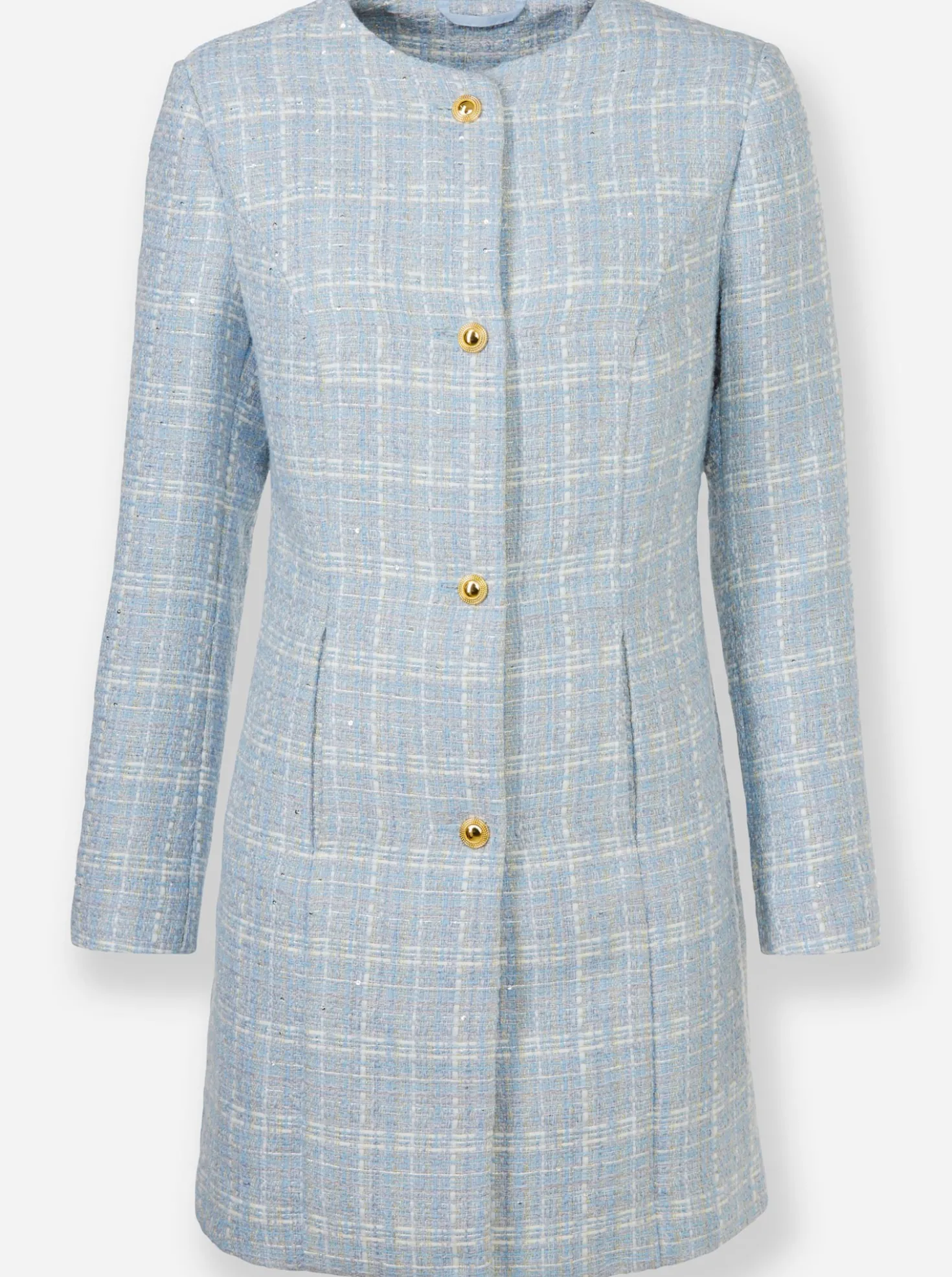 Longblazer mit Pailletten