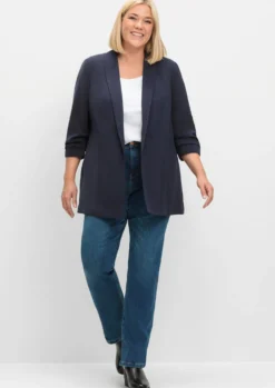 Longblazer mit Schalkragen