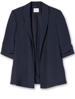 Longblazer mit Schalkragen
