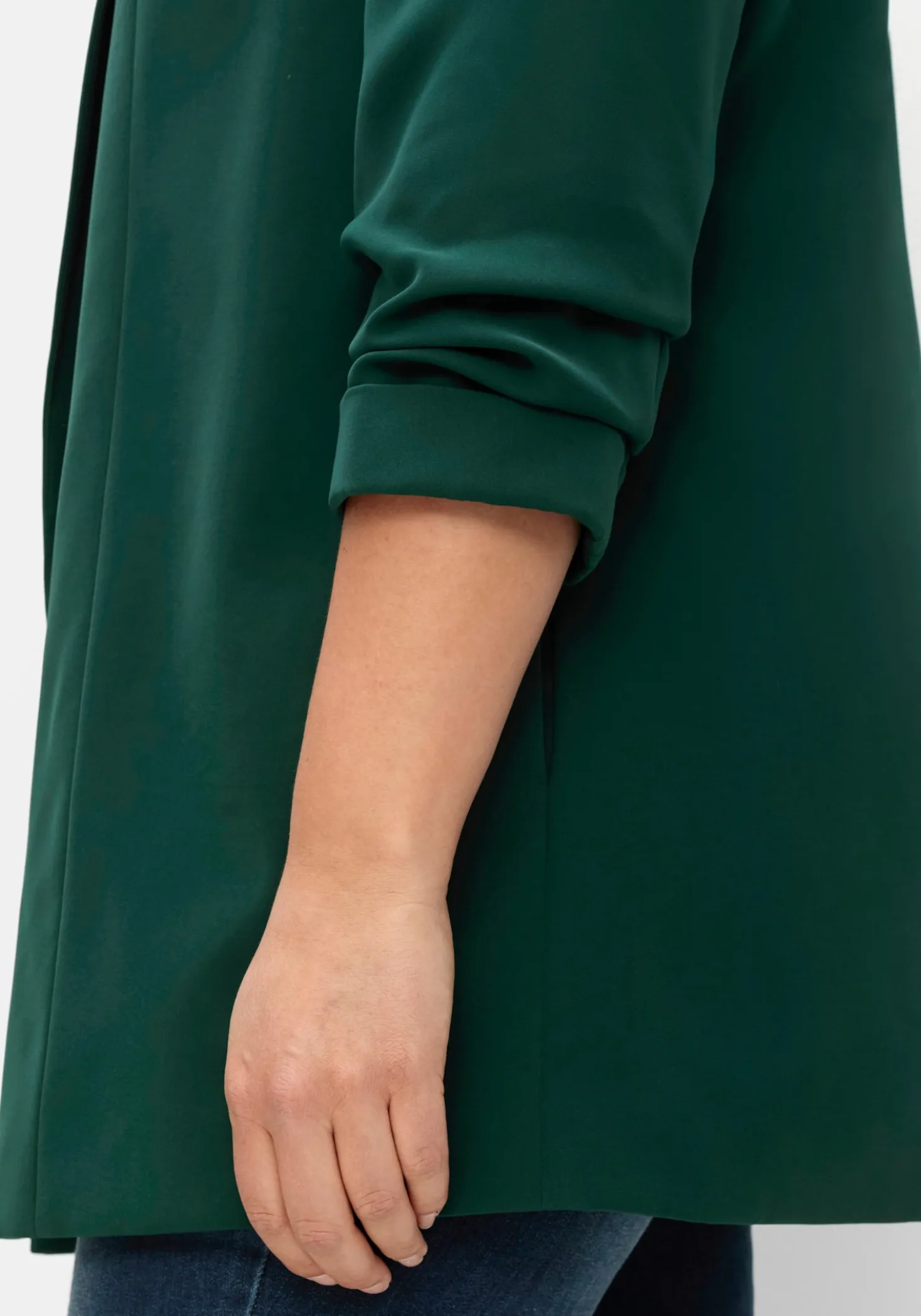 Longblazer mit Schalkragen