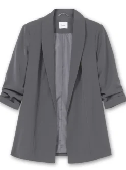 Longblazer mit Schalkragen