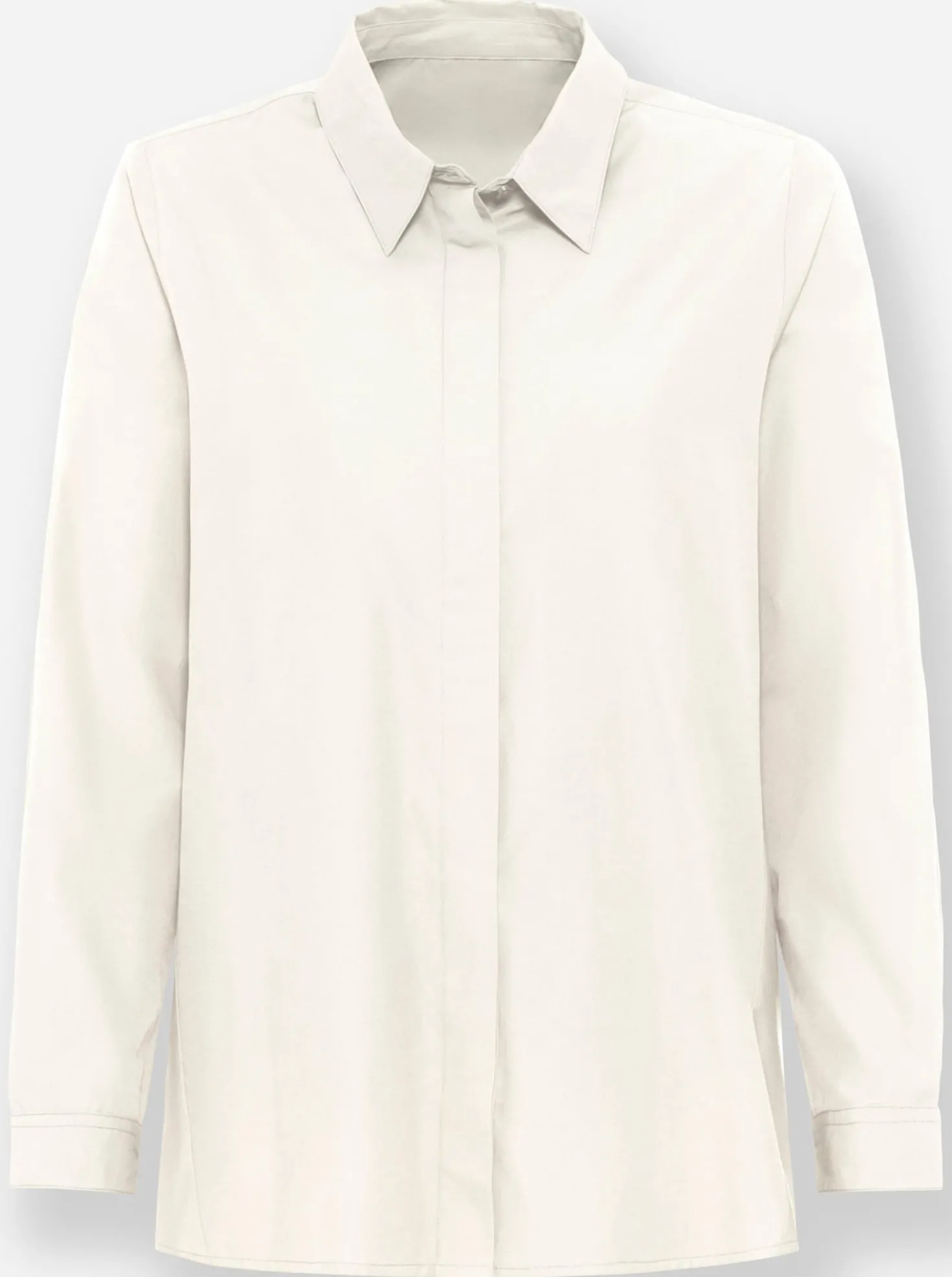 Longbluse in weiter A-Linie