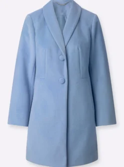 Longjacke mit Schalkragen