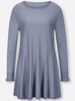 Longpullover in leicht ausgestellter Form