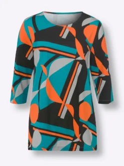 Longshirt mit Grafik-Druck