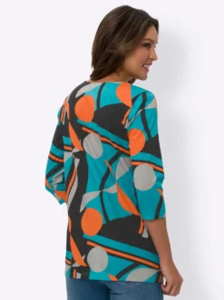 Longshirt mit Grafik-Druck