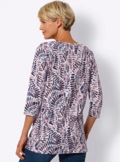 Longshirt mit Kellerfalte vorne