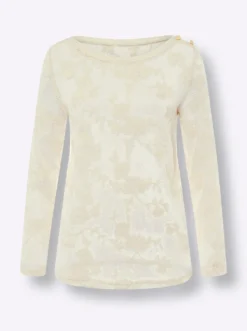 Longsleeve aus Spitze