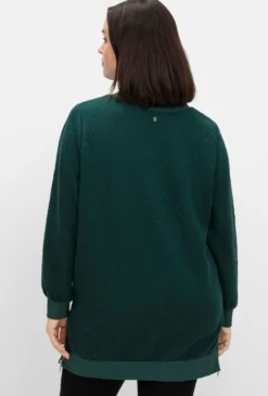 Longsweatshirt mit Stepp-Muster
