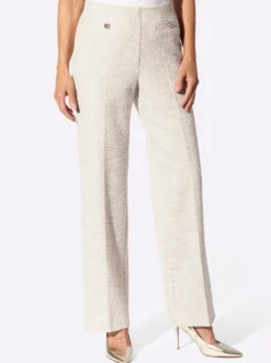 Marlene-Hose in Bouclé-Qualität