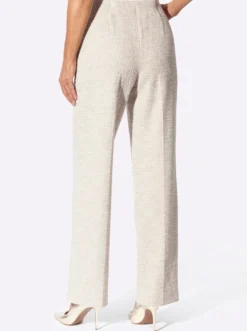 Marlene-Hose in Bouclé-Qualität