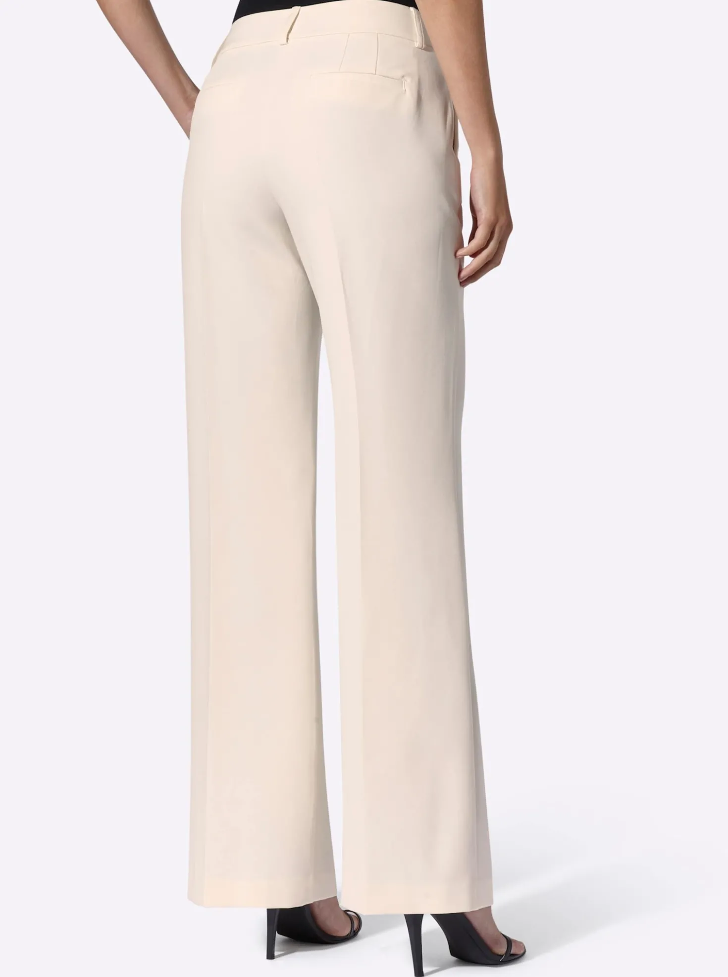 Marlene-Hose mit breitem Bund