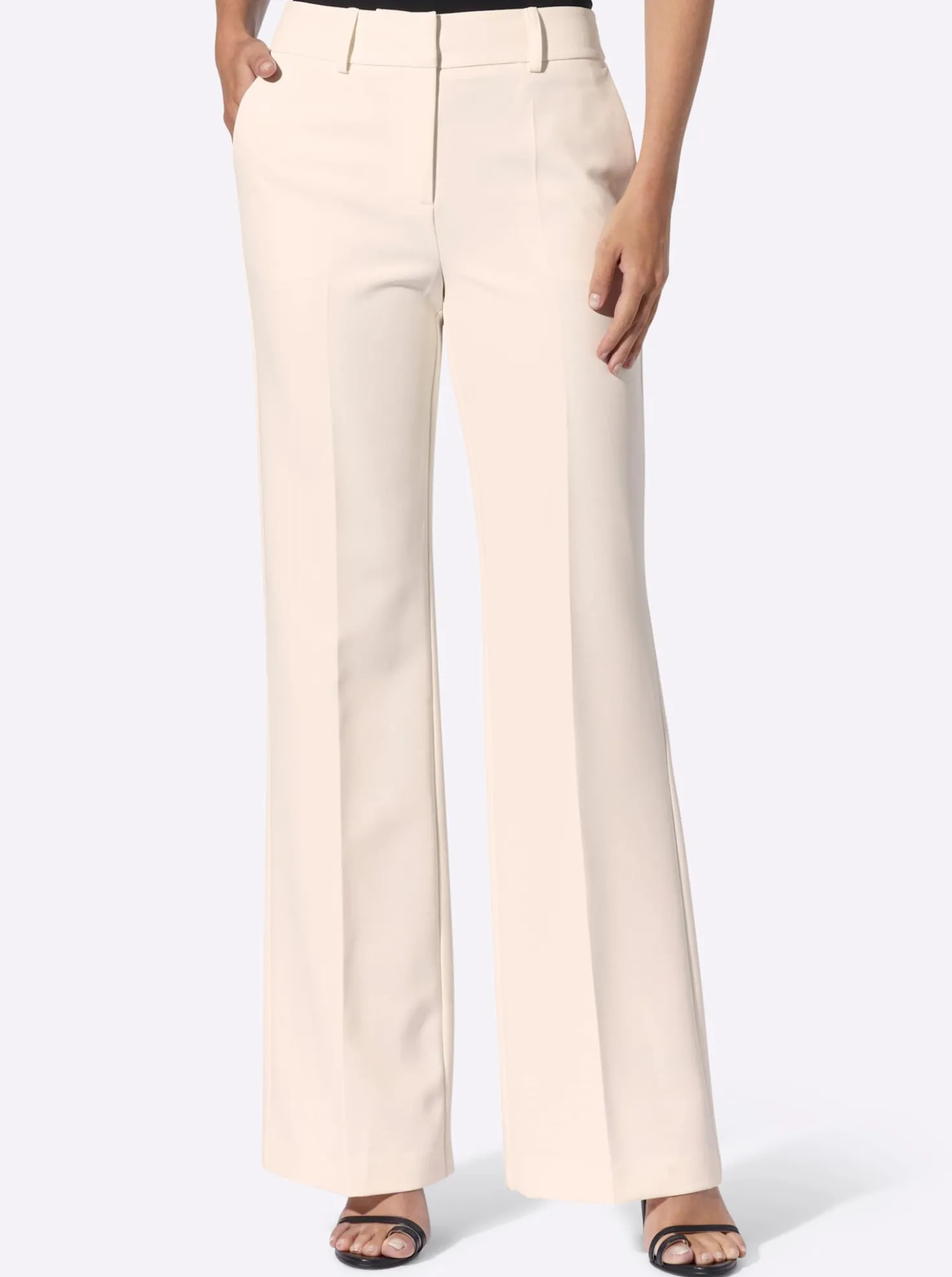 Marlene-Hose mit breitem Bund