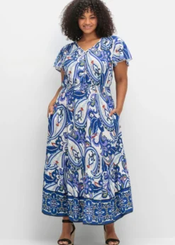 Maxikleid mit Paisleyprint