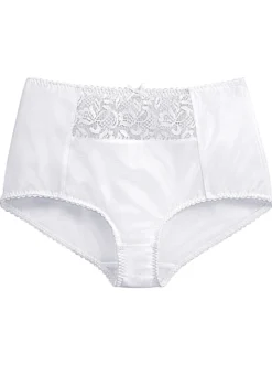 Miederslip mit Spitzeneinsatz vorne