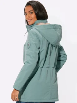 Outdoorjacke mit Tunnelzug in der Taille
