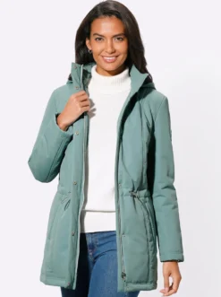 Outdoorjacke mit Tunnelzug in der Taille