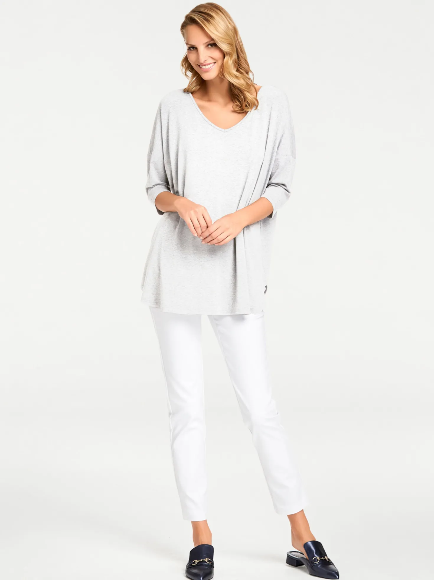 Oversize-Shirt mit Kaschier-Effekt